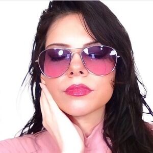 MOSCOT Jordan Sunglass 59 Eyesize Aviator Silver Frame Optical Glasses Metal